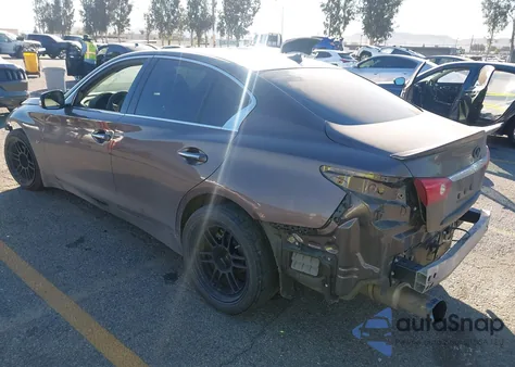 2015 Infiniti Q50 Premium из США, поврежденный, VIN JN1BV7AP8FM355842